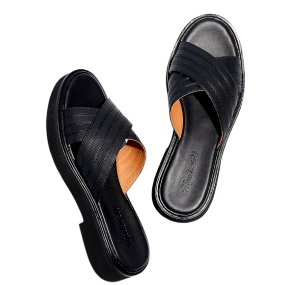 Madewell Shoes - Madewell Alina Leather Slides 8